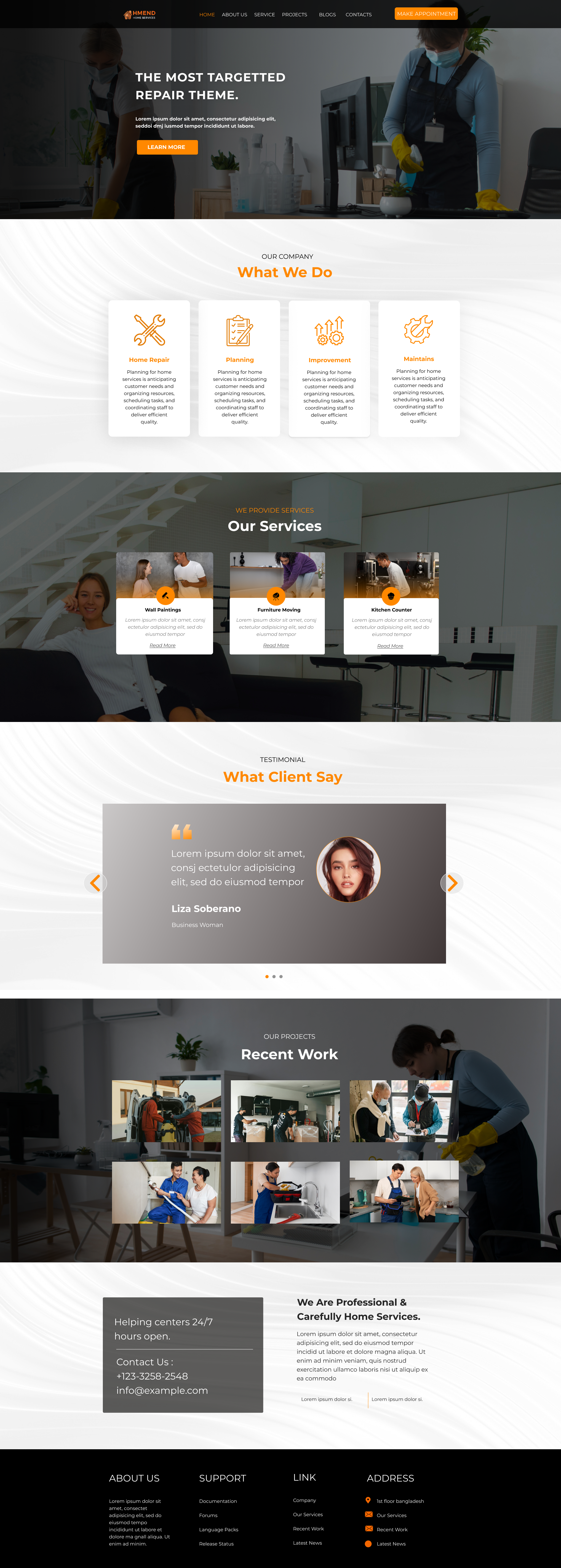 Homepage Design