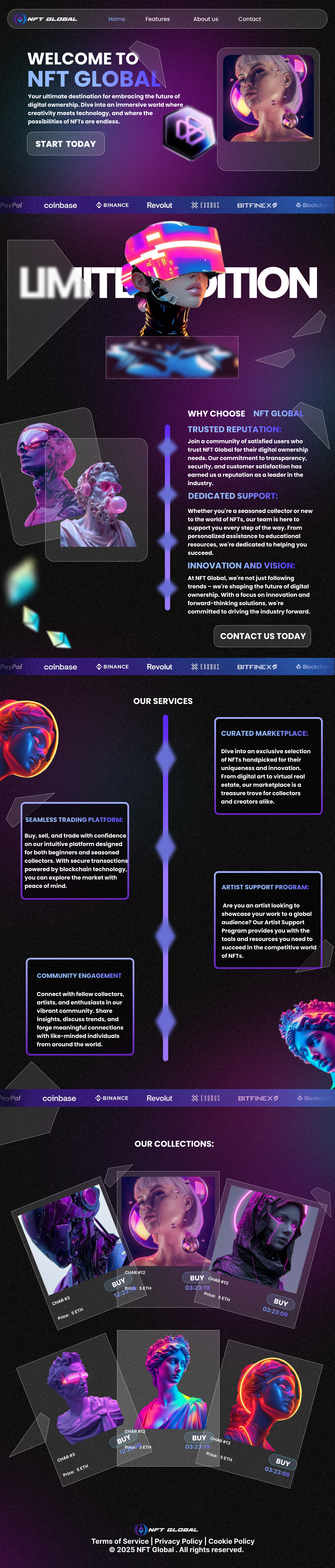 NFT Landing Page